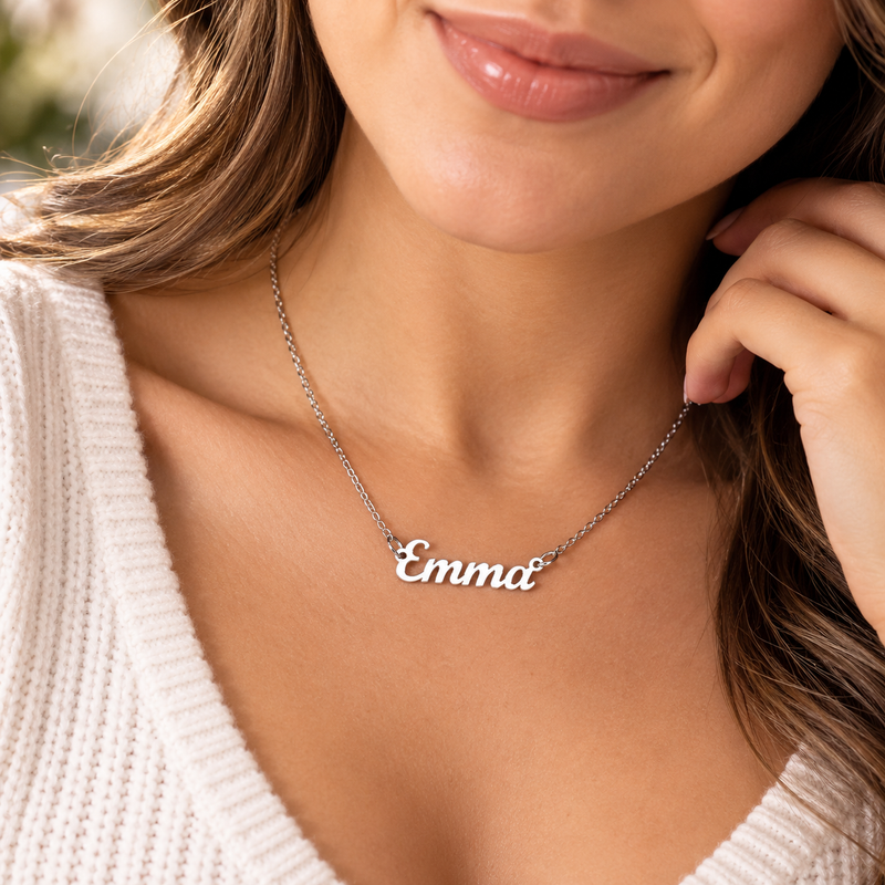 Because Her Name Means Everything – Personalized Classic Style Necklace